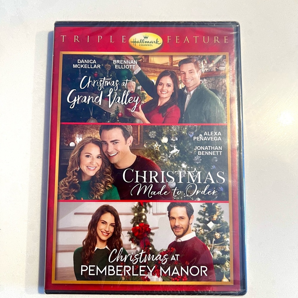 Hallmark Holiday Triple Feature DVD - Red and Green